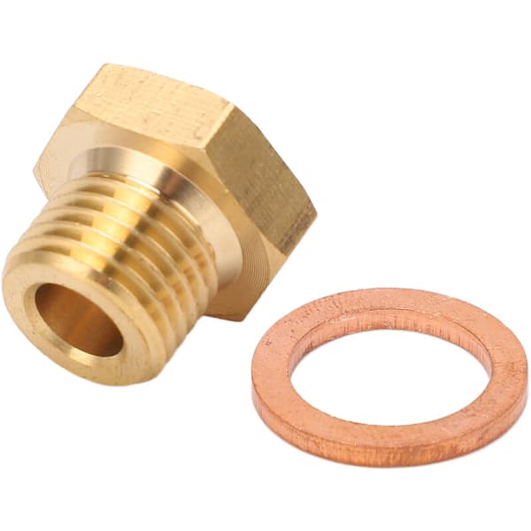 1/8in NPT til M14x1.5 Han Universal Bil Tryk- og Temperaturmåler Adapter
