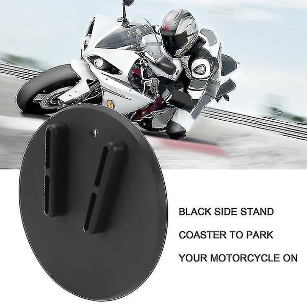 Motorcykel Kickstand Pad Stand Coaster til Touring Sportster