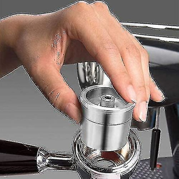 Genanvendelig kaffekapsel, rustfrit stål kapsel italiensk koncentreret kaffefilter kompatibel med Illy kaffemaskine til X9 X8 X7.1 Y5 Y3 Y1.1