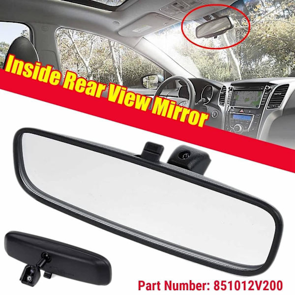 851013x100 Indvendigt Bakview Spejl Til Veloster/ Forte Bil Auto Indvendigt Bakview Spejl