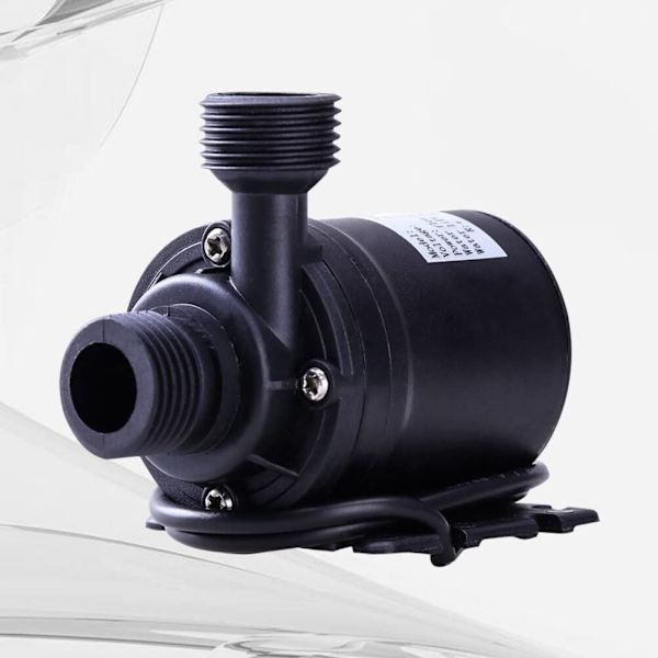DC 12V Borstlös Vattenpump Hanegänga Centrifugal Nedsänkbar Pump 800L/H för Fontän Solpanel Damm Akvarium