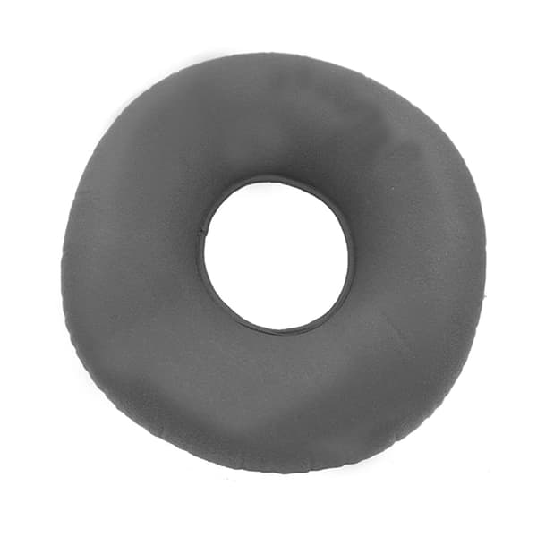 （grå）Setepute, stolsete for eldre, setepute for bil, svart, 14 tommer i diameter