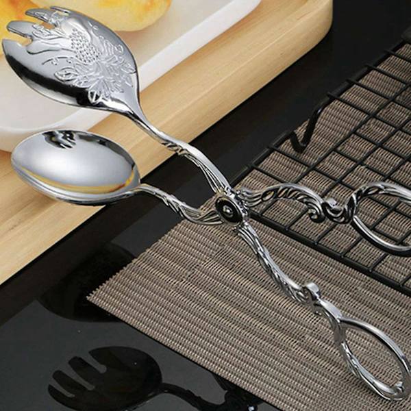 2x Buffet Tongs Matserveringstenger Salat Tenger Kake Tenger Brød Tenger Kjøkken Mat Tenger