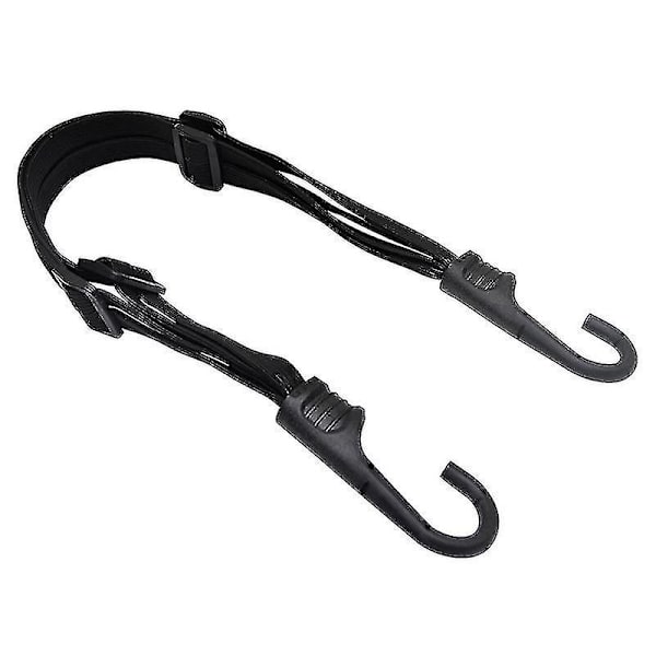 Heavy Duty Bungee Cord Flad Stræk Cykellås Elastisk Cykelstrop Justerbar Cykel Bungee Rack Strop Med Krog