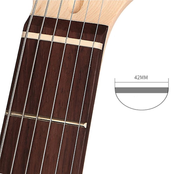 2 stk. Elektrisk Guitar Ko Ben Top Sadel Sadel Top Sadel 42mm