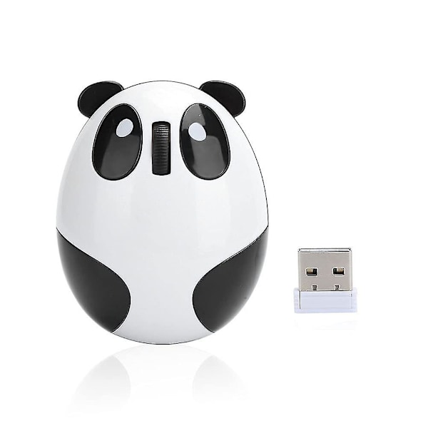 Sarjakuva Langaton Hiiri Lapsille - 1200dpi Langaton Optinen Hiiri Söpö Panda Ergonominen