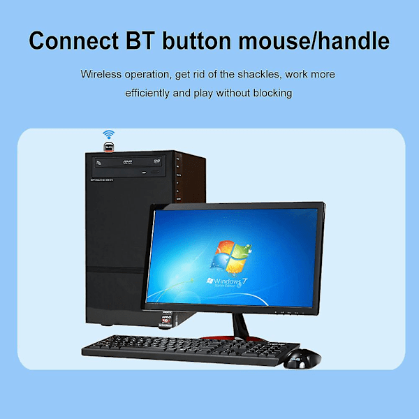 1/2/3PCS USB Bluetooth 5.3 Dongle Adapter for Laptop PC Speaker Wireless Mouse Keyboard Audio Receiver Transmitter USB Adapter