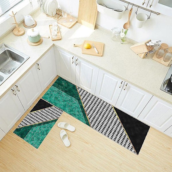 Imukykyinen keittiömatto pehmeällä piimaalla, vihreä (40*60cm)
