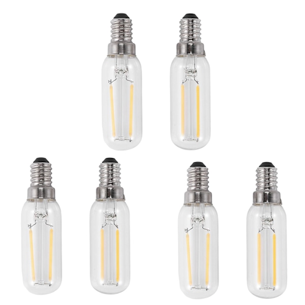 6x E14 3w Led liesituuletin liesituuletin polttimo lämmin valkoinen