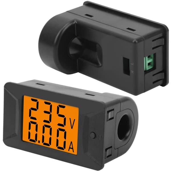 AC Spännings- och Strömmätare Dubbel Digital Display 40-400V/100A Digital Mätare Hög Precision Voltmeter Amperemeter