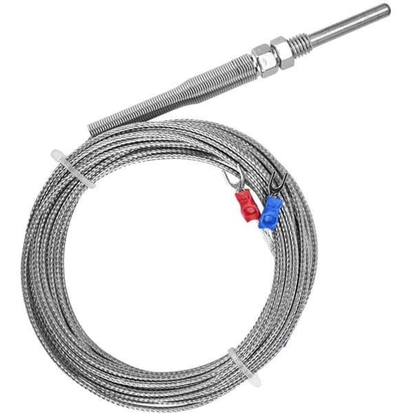 Type K Termoelement Temperaturprobe M8 Gevind 30mm 0-400°C (5m)