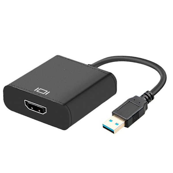 Usb 3.0 till Hdmi-omvandlare, kabeladapter, svart