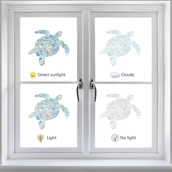 21 st Sea Turtle Window Clings - Förhindra fågelkollisioner