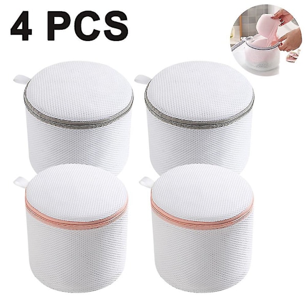 4-pakks vaskesekk for bh i mesh