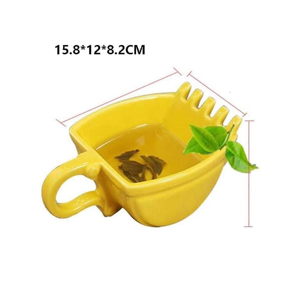 1 stk. 330 ml gravemaskine spandformet kop kaffe krus vand drikke spand kop te køkken drikkevarer B