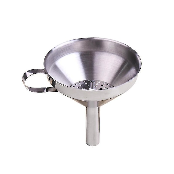 Stainless Steel Funnels With Handle For Transferring Liquid Fluid Dry Ingredients Powder