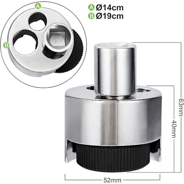 Stud Remover 6 Mm Til 19 Mm Bolt Extractor Muttertrekker Verktøy Fjerner Ødelagte Eller Fastklemte Bolter