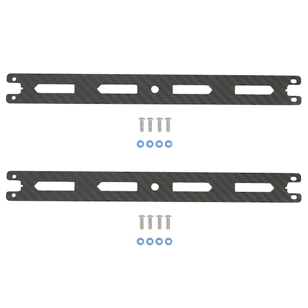 2x Kolfiber Andra Våningsplatta För Tt02 Tt02b -02 -02b 1/10 Rc Bil Uppgradering Delar Tillbehör