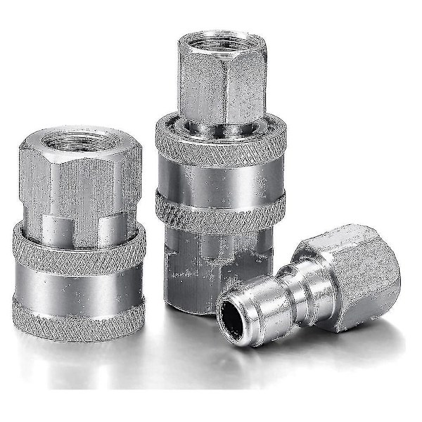 1 sæt NPT 1/4 tommer højtryksrenser kobling tilslut stik han hun 1/4 hurtigkobling fittings Pre
