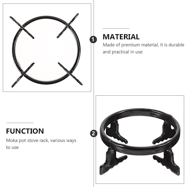 Metalholder Wok-stativ Wok-ring Wok-støttering Komfurholder Gas Komfurholder Komfurstativ