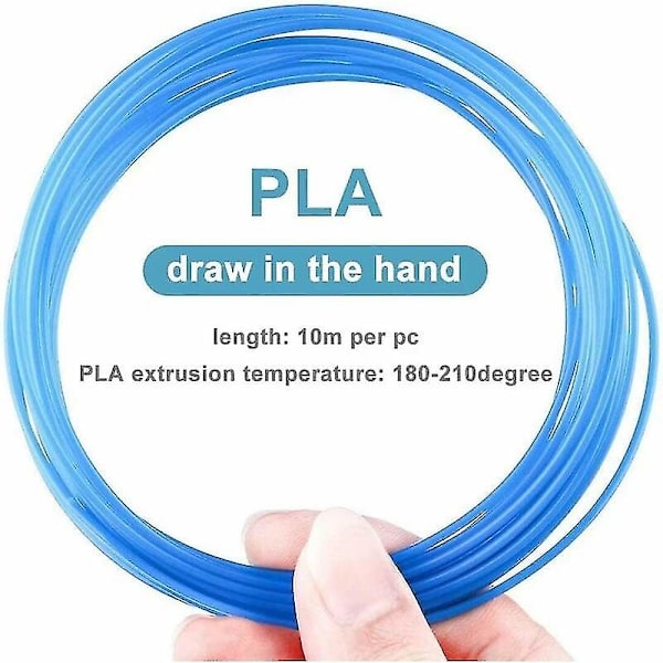 10x Pla 3d Pen Filament, 20 Farver, Mynt3d, Dewang, 3d Pen Og 3d Print Pen, 3m-thsinde