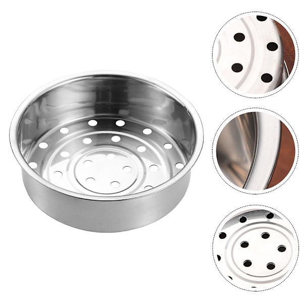 Ångkokare Korg 21cm Mat Ångkokare Ställ Steamer Insert För Kött Dim Sum Skaldjur
