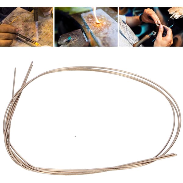 3 stk. messing loddetråd smykke materiale håndverksmateriale 1,2 mm