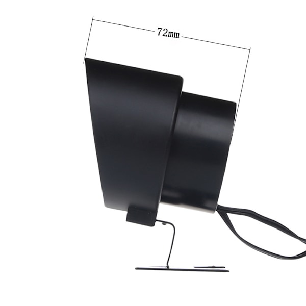 Rund LED digital bil lastebil vann temp måler temperatur sensor temperatura voltmeter volt spenningsmåler 2 i 1