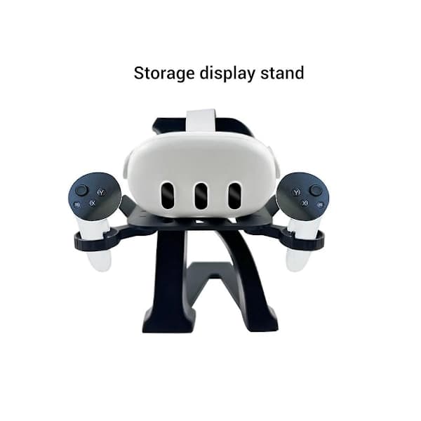 Compatible with Meta Quest3 Storage Display Stand Easy to Install and Remove All-in-One Accessory Black