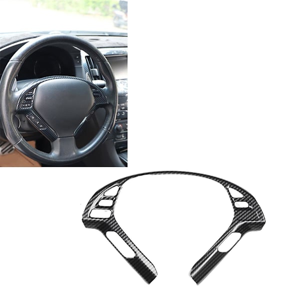 Dekorativt deksel for bilens rattpanel, trimlist, klistremerke for G37 G25 Q40 Ex35 2010-2013 Abs