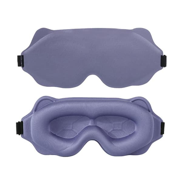 Ögonmask - Ljusblockerande sömnmask - 3D-sömnmask - 2-pack