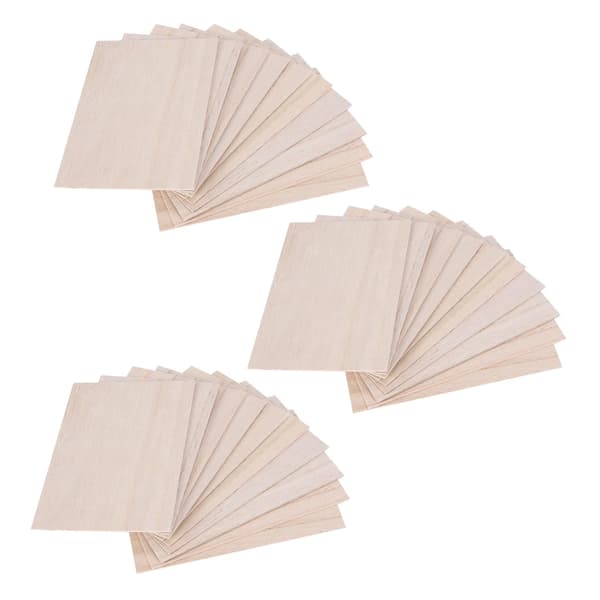 30 stk Balsa Treplater Treplate 150x100x2mm For Hus Skip Modell Diy
