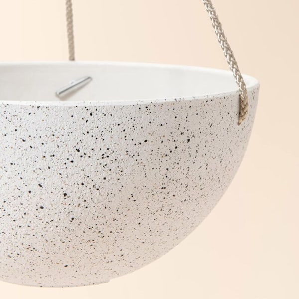 2-pak hængende plantepotter til indendørs og udendørs planter, 25 cm