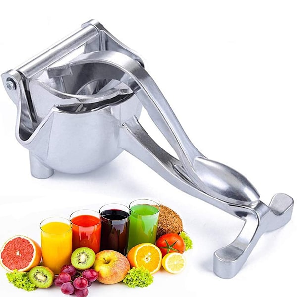 Kvalitets manuel citruspresser - manuel citruspresser i aluminium - citruspresser til citroner, limefrugter, appelsiner og andre citrusfrugter