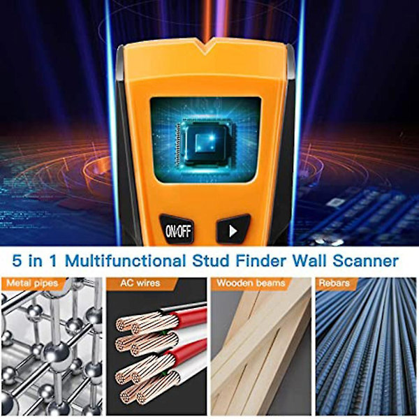 Stud Finder Väggdetektor Elektronisk Stud Sensor Väggscanner Multifunktionell Vägg Stud Sensor Detektor Med Lcd-display