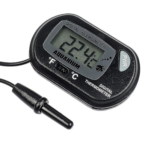 Akvarietermometer LCD digital akvarietermometer med sugekopp