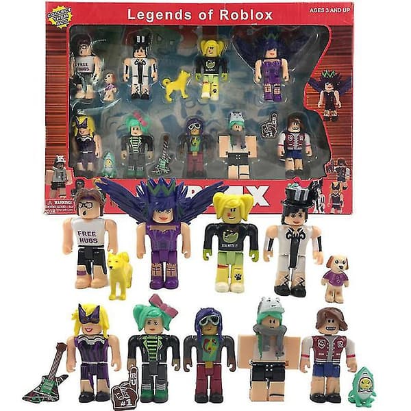 Roblox figurer leker 7-8cm PVC actionfigur barn samling 4 4 4 4 Multicolored
