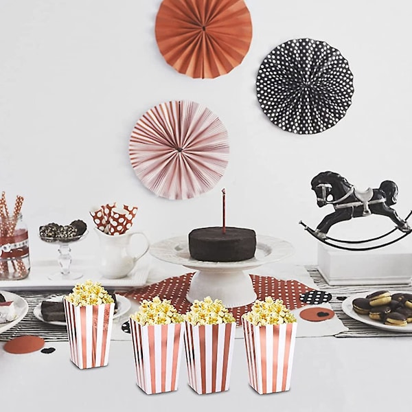 12 kpl popcorn-laatikoita pienet paperilaatikot karkki ranskalaiset perunat lasten syntymäpäiväjuhlat