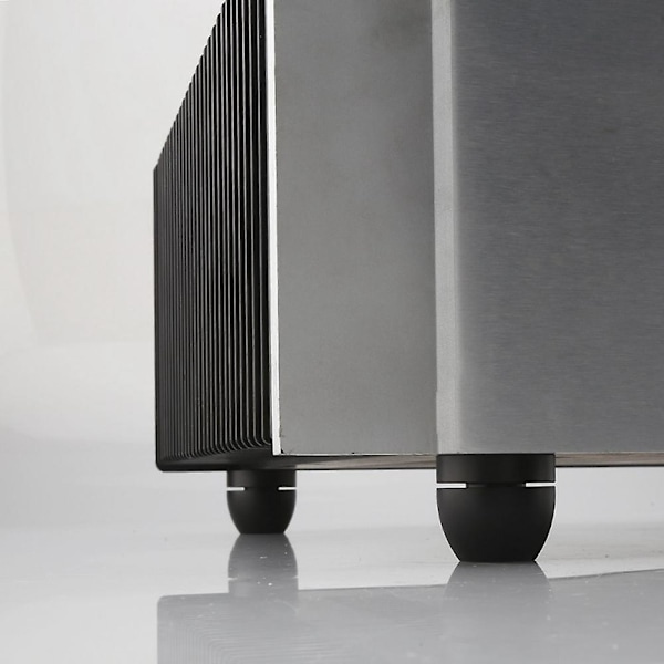 4 stk. aluminium stødsikre pigfødder isoleringsstativ fødder forstærker højttaler afspiller subwoofer ophæng