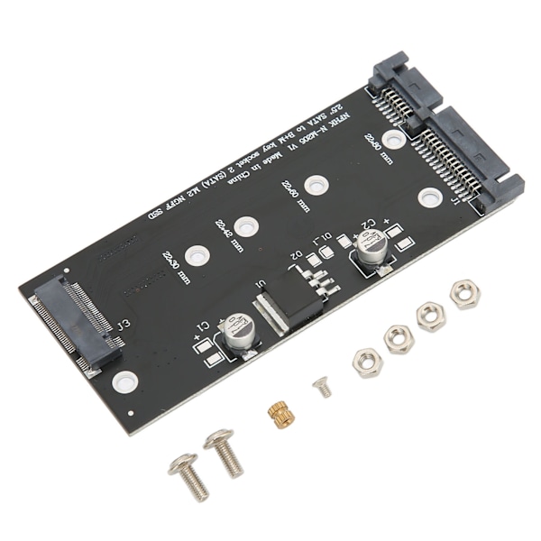 SATA M.2 SSD til SATA Adapterkort Stabil Ydeevne Praktisk Adapterkort til Bærbar Computer 0.1