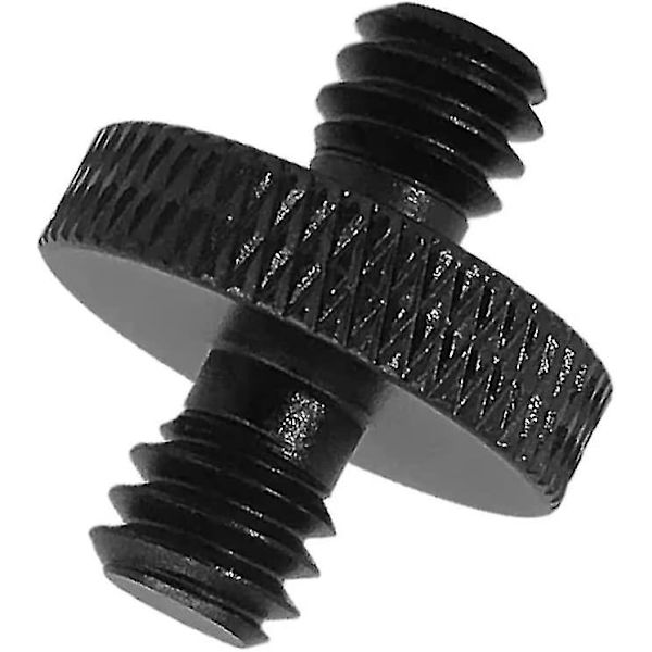 1/4 Han til M8 Gevind Kamera Skrue Adapter Konverter til Kamera Bur Rig/Stativ/Monopod/Kuglehoved/Lys Stativ/Skulder Rig (4 stk., Sort) -t