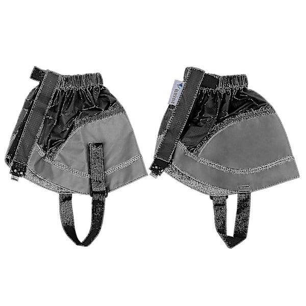 1 par korta skoskydd Ultra Light Ankle Gaiter belagd nylon ankel vandringsöverdrag utomhus skridskoåkning klättring korta ben Gaiters