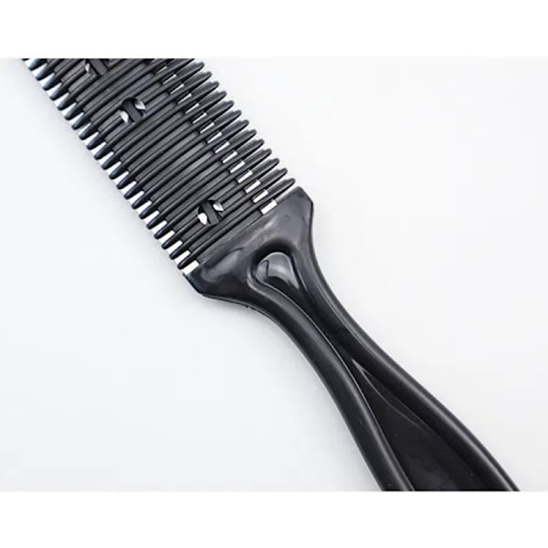 3 stk. Svart Hårkutter Kam Dobbel Kam 2 i 1 Trimming & Grooming, Børste som Hår, Hårkutter Kam (17,5 * 2,8 cm)