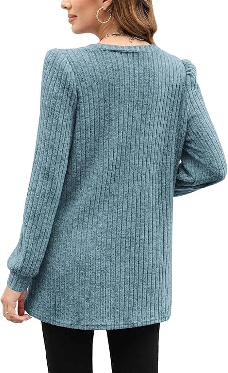 Langærmede Toppe Dame Lette Trøjer Dame Sweatshirts med Lommer