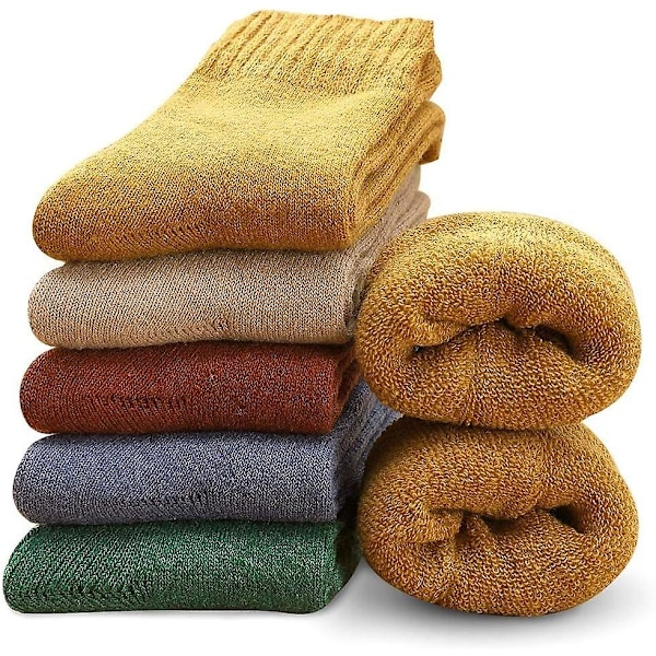 Casual Daily Comfort 5 Pairs Women's Thermal Cotton Socks