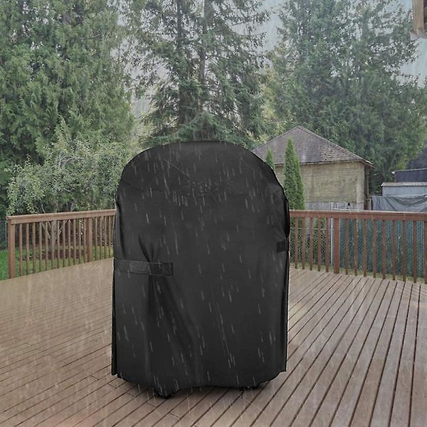 Bbq-skydd, vattentätt grillöverdrag med PVC-beläggning utomhus Oxford-tyg vindtätt, rivbeständigt
