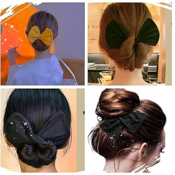 Magisk håruppsättning, Chignon pannband, Chignon, Frisyr Donut Bun Maker, Tyg hårklämma, Chignon tillbehör, Bun Chignon, Hårtillbehör, Återanvändbar Bun Ma