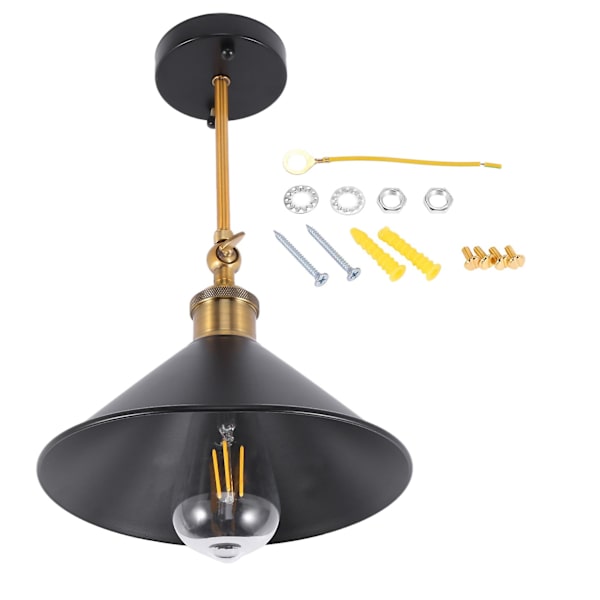 Industriel væglampe E27 sokkel Retro loft LED væglamper trapper badeværelse jern væglamper