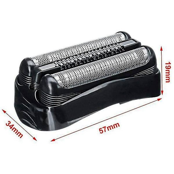 2 st 21b rakblad för Braun Serie 3 elektriska rakapparater 301s,310s,320s