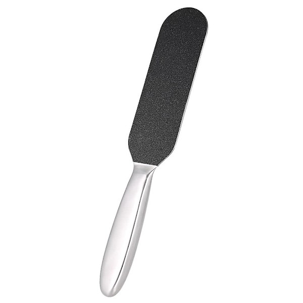 Rustfrit fodfilssæt 1 dobbeltsidet fodfil + 10 stk sandpapir pedicure død hudfjerner neglebåndshærdepedicure fodplejeværktøj